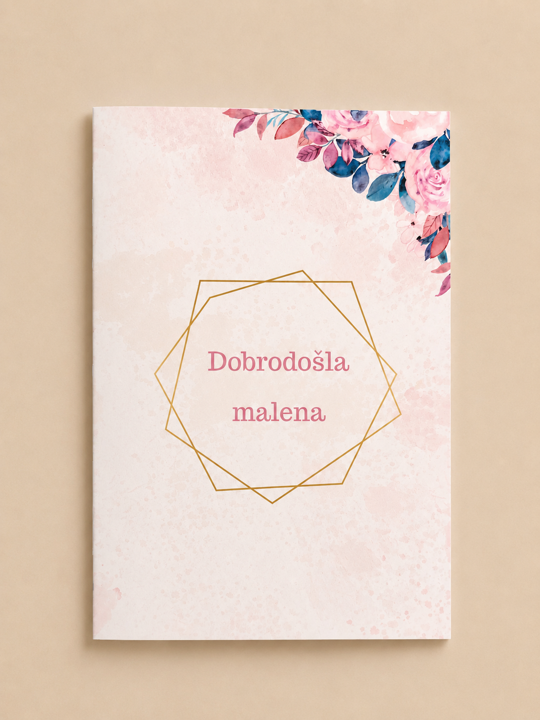 Čestitka za rođenje djevojčice s kuvertom - Slika 1