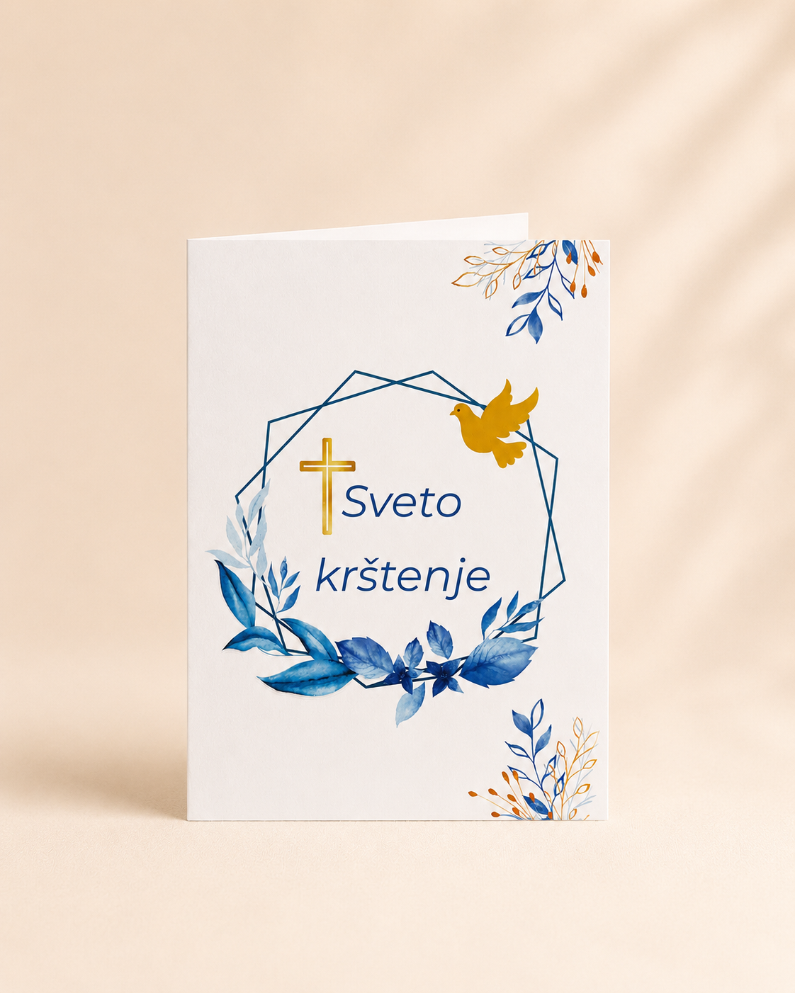 Čestitka za krštenje s kuvertom - Slika 1