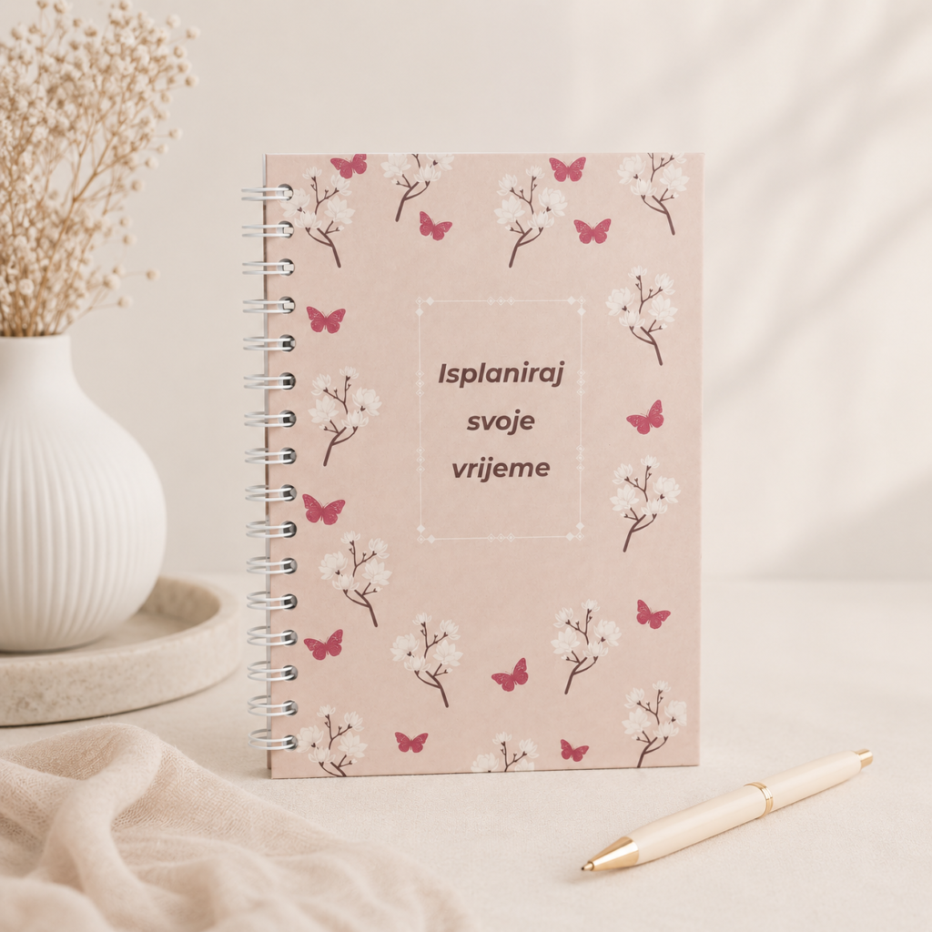 Planer "Isplaniraj svoje vrijeme" | Nedatirani planer organizacije A5