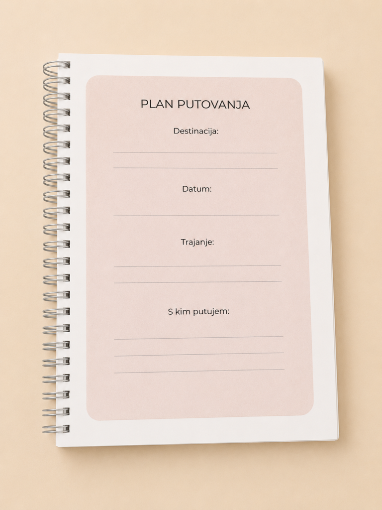 Dnevnik putovanja | Travel planner i uspomene s putovanja