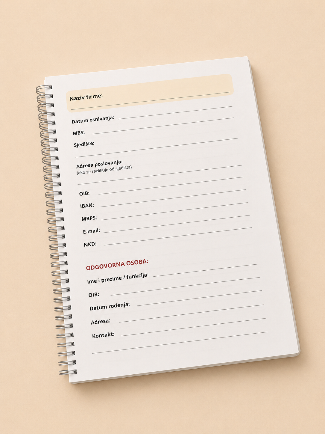 Organizacijski planer za knjigovođe | Evidencija firmi i zaposlenika - Slika 2