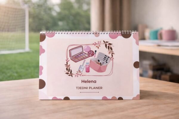 Personalizirani tjedni planer A4