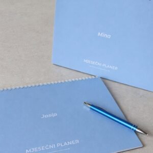 Personalizirani mjesečni planer A4 | Nedatirani planer - Slika 2