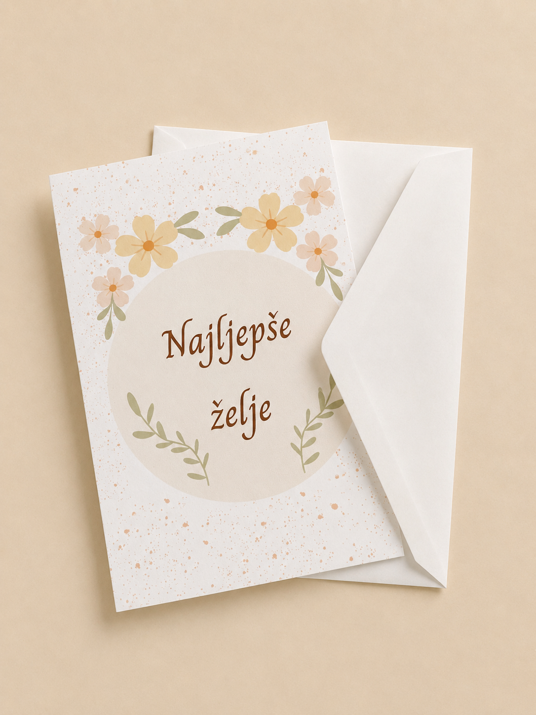 Čestitka “Najljepše želje” s kuvertom - Slika 2
