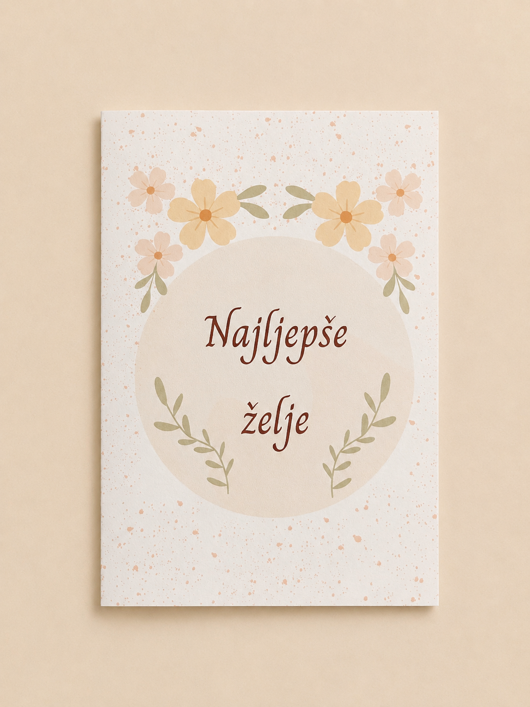 Čestitka “Najljepše želje” s kuvertom - Slika 1
