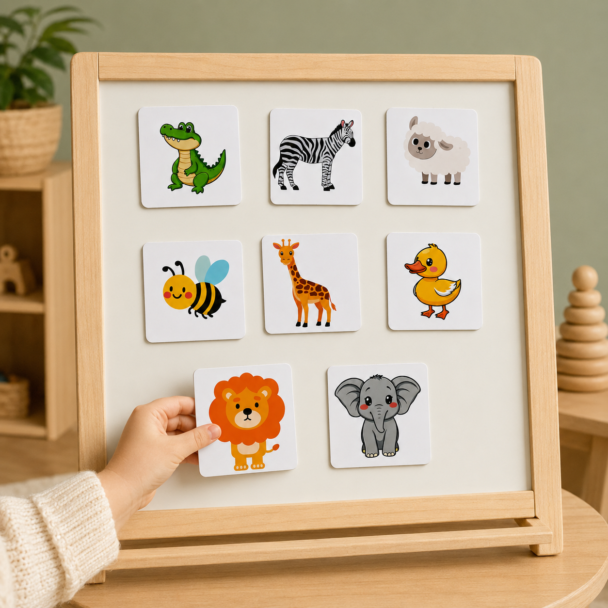 Magneti sa životinjama za djecu | set od 20 edukativnih magneta - Slika 4