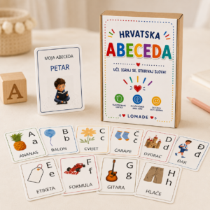 Personalizirane kartice hrvatske abecede - Slika 1