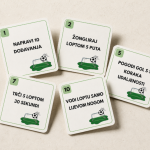 Nogometni Izazovi za male prvake – 20 kartica s izazovima - Slika 2