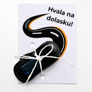 Zahvalnica za rođendan i proslave | Autići i utrke