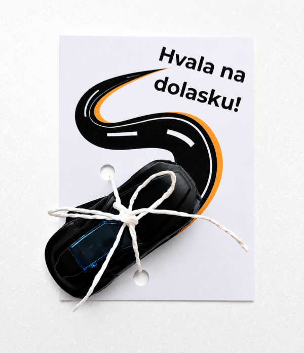 Zahvalnica za rođendan i proslave | Autići i utrke