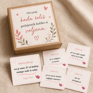20 razloga zašto volim mamu – personalizirane kartice u poklon-kutijici - Slika 1