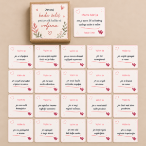 20 razloga zašto volim mamu – personalizirane kartice u poklon-kutijici - Slika 2