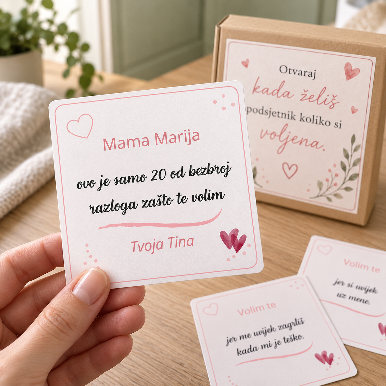 20 razloga zašto volim mamu – personalizirane kartice u poklon-kutijici - Slika 3