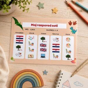Personalizirani raspored sati za školu - Slika 2