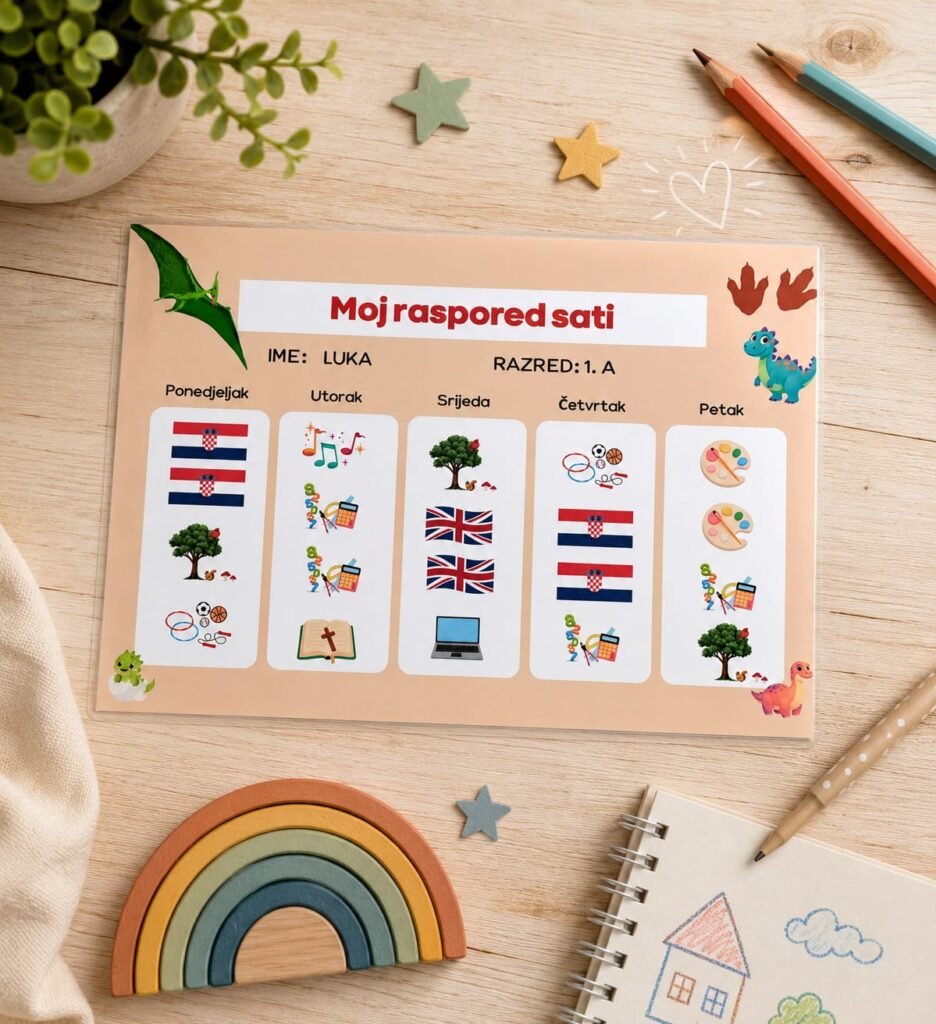Personalizirani raspored sati za školu