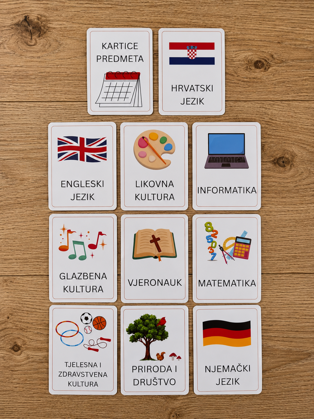 Personalizirani školski set – 30 edukativnih kartica - Slika 4