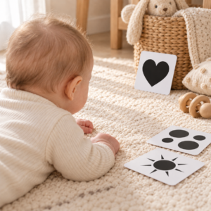 Kontrastne kartice za bebe – set od 24 kartice - Slika 2