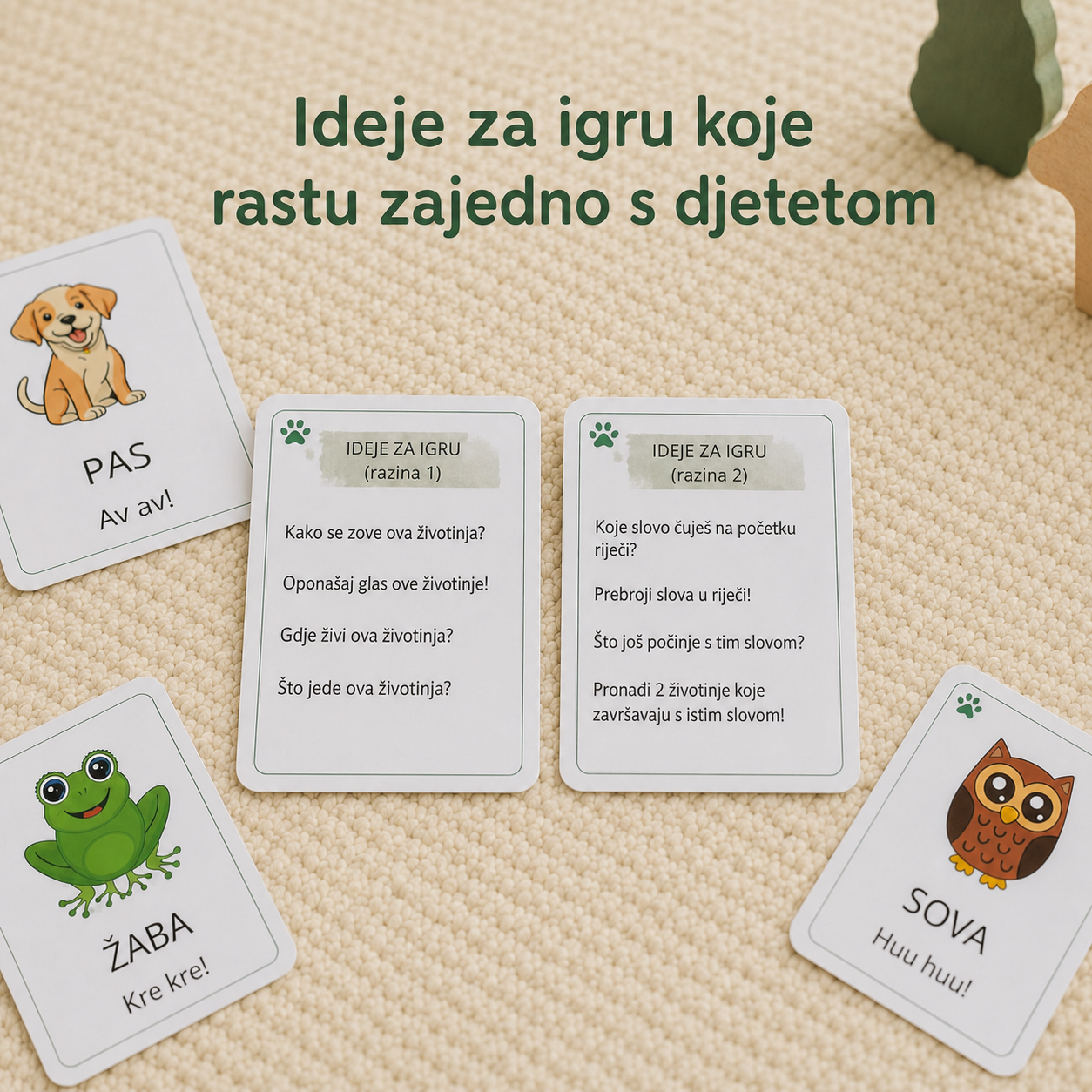 Moje prve riječi – Životinje | edukativne kartice - Slika 5