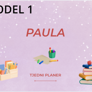Personalizirani tjedni planer za školarce - Slika 4