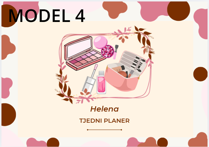 Personalizirani tjedni planer za školarce