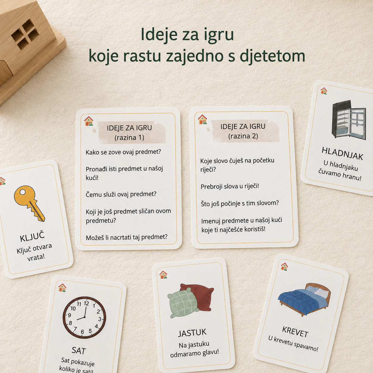 Moje prve riječi – Moj dom | edukativne kartice - Slika 4