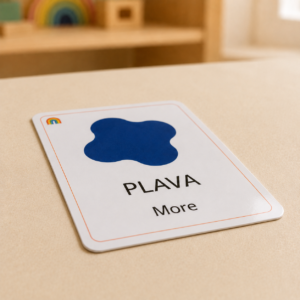 Moje prve riječi – Boje | edukativne kartice - Slika 5